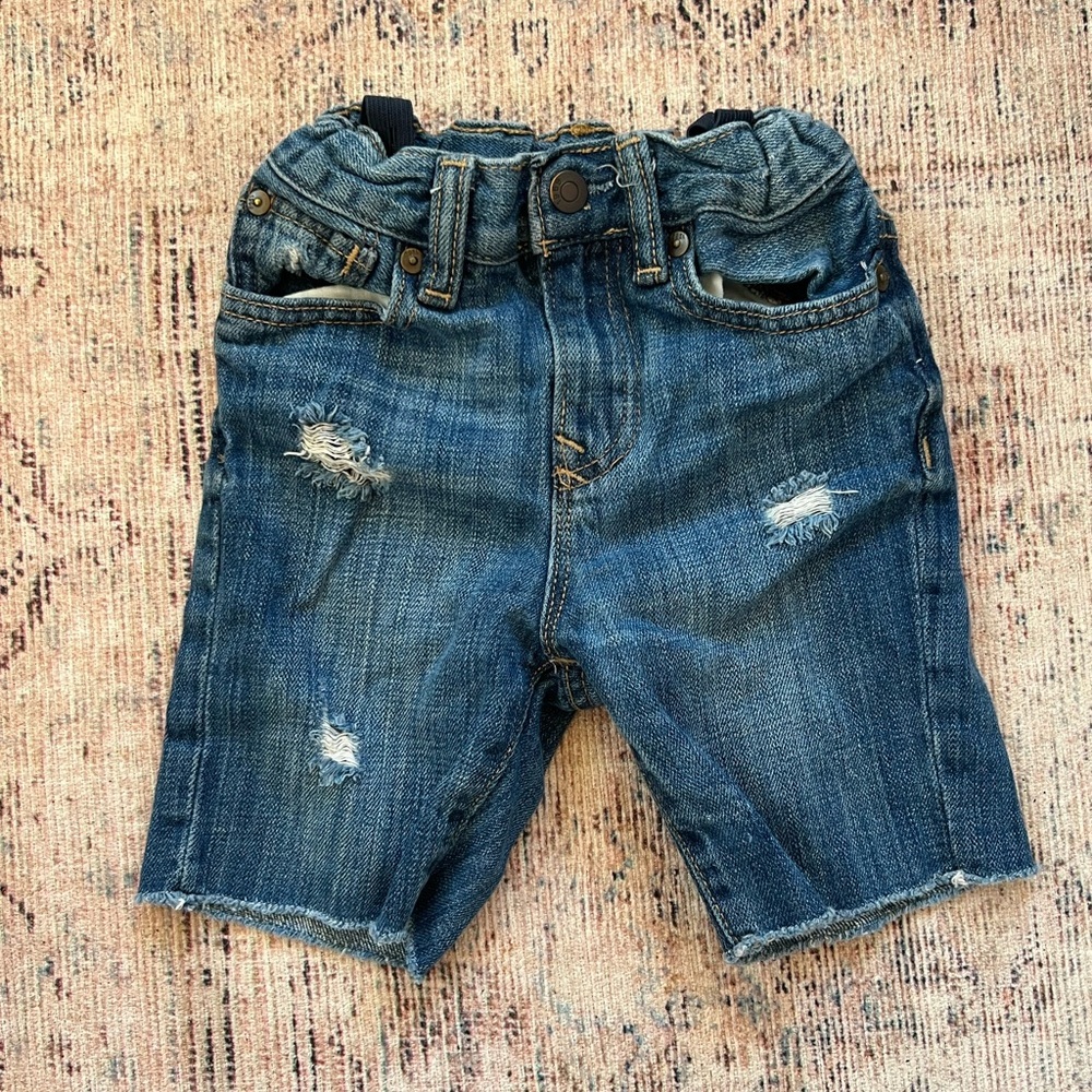 GAP Distressed Blue Denim Kids Shorts